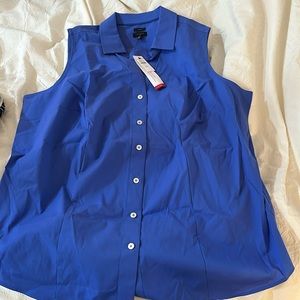 🦋 Talbots no iron sleeveless shirt 👕